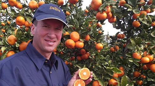Photograph of Dean Morris on Moricom Orchard