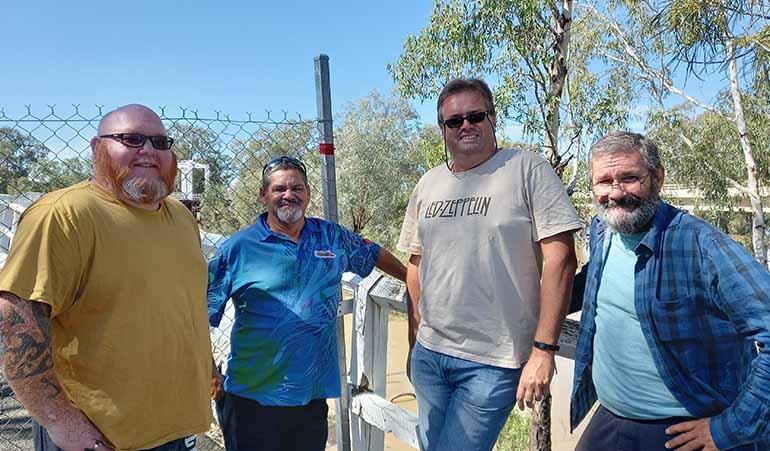 First Nations’ Authority member Rene Woods, previous Chair of Northern Basin Aboriginal Nations (NBAN) Fred Hooper, MDBA Director Aboriginal Partnerships Mark Foreman and Chair of Murray Lower Darling Rivers Indigenous Nations (MLDRIN) Grant Rigney